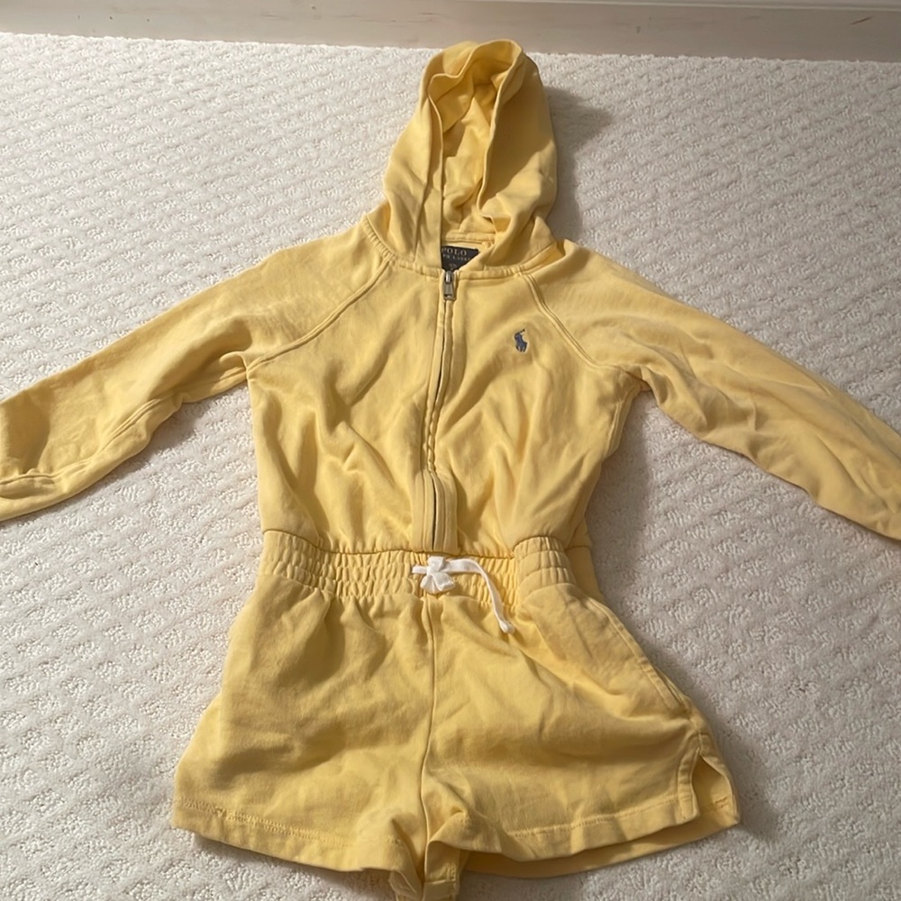 Polo Ralph Lauren Yellow Romper Sz. S (7)